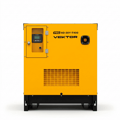 Дизельный генератор Vektor AD-30Y-T400 PRO в шумозащитном кожухе — фото 4