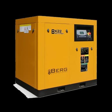 Винтовой компрессор BERG ВК-22, 16 бар, с преобразователем (16 бар, IP 55, С преобразователем) — фото 4
