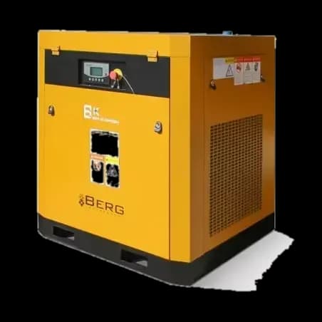 Винтовой компрессор BERG ВК-15, 7 бар, с преобразователем (7 бар, IP 55, С преобразователем)