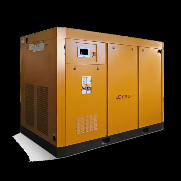 Винтовой компрессор BERG ВК-250, 16 бар, с преобразователем (16 бар, IP 55, С преобразователем)
