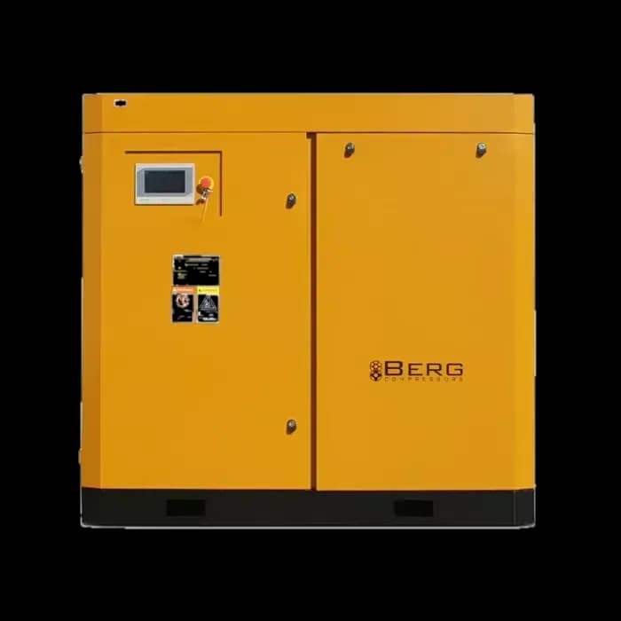Винтовой компрессор BERG ВК-45Р, 16 бар, с преобразователем (16 бар, IP 23, С преобразователем)