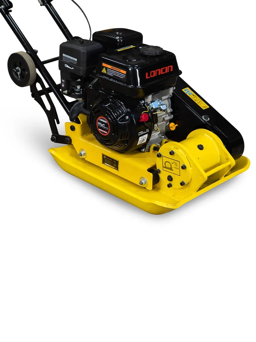 Виброплита 80 кг, 16кН (Loncin) без бака, колесный комплект TOR C-90L — фото 8